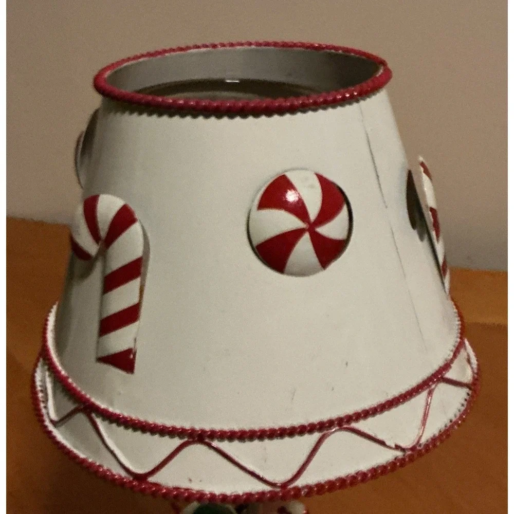 Snowman Tealight Candle Holder‎ Lamp With Shade Christmas Holiday,